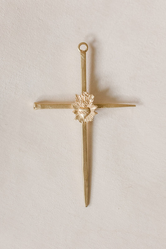 Sacred Heart Nail Cross