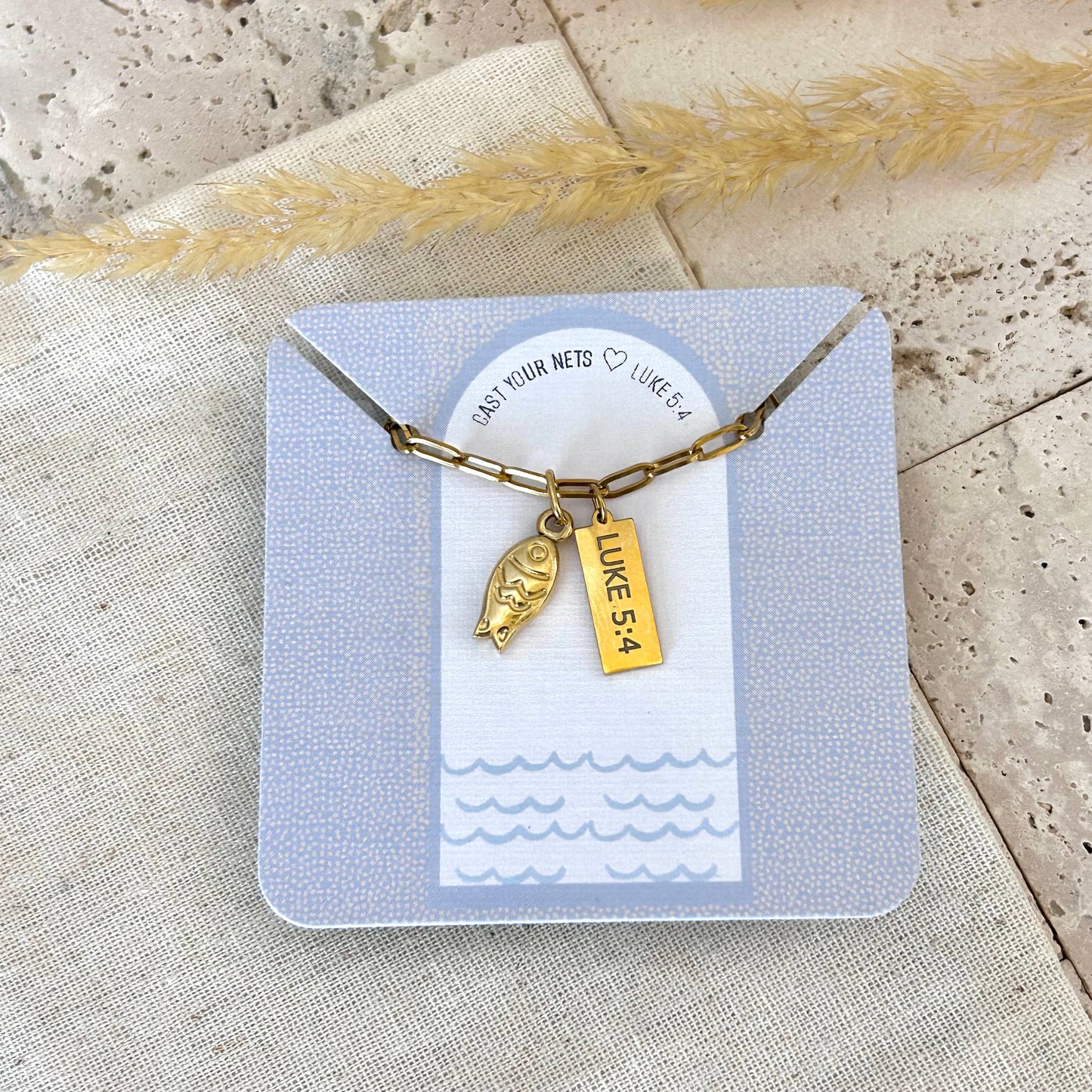 Luke 5:4 Necklace