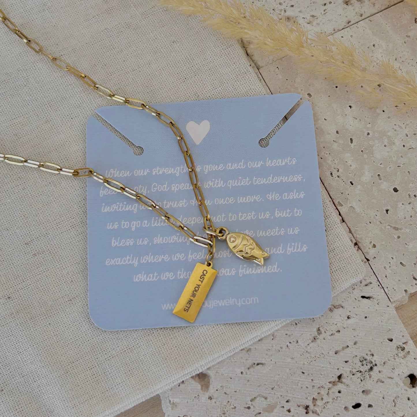 Luke 5:4 Necklace
