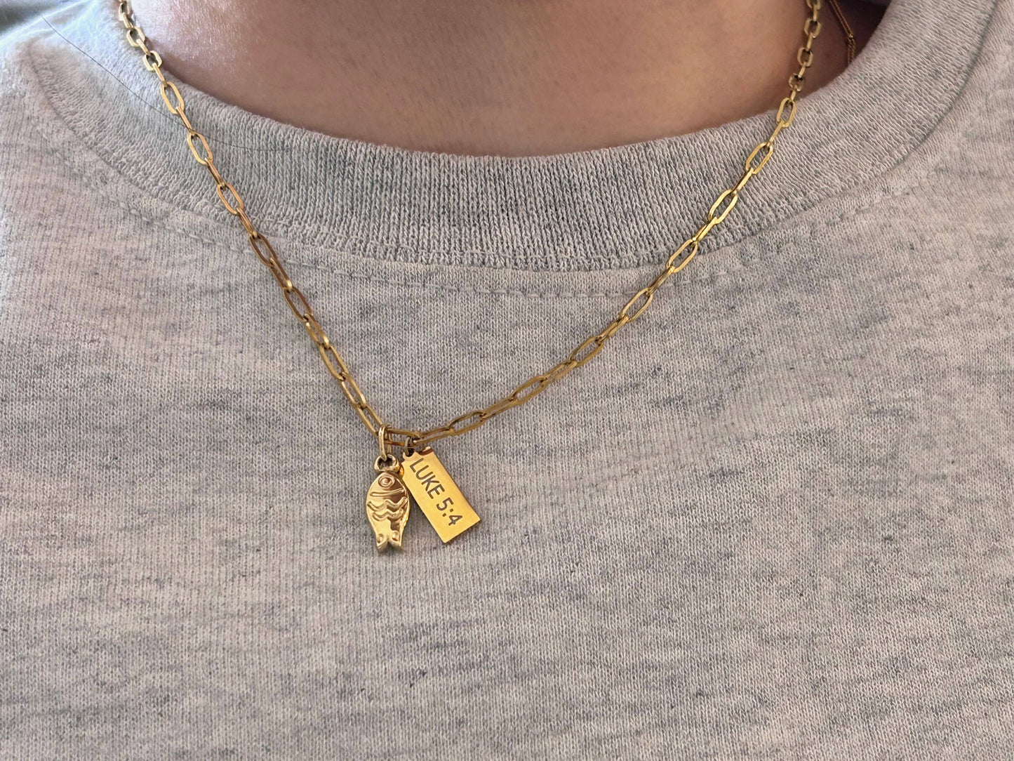 Luke 5:4 Necklace
