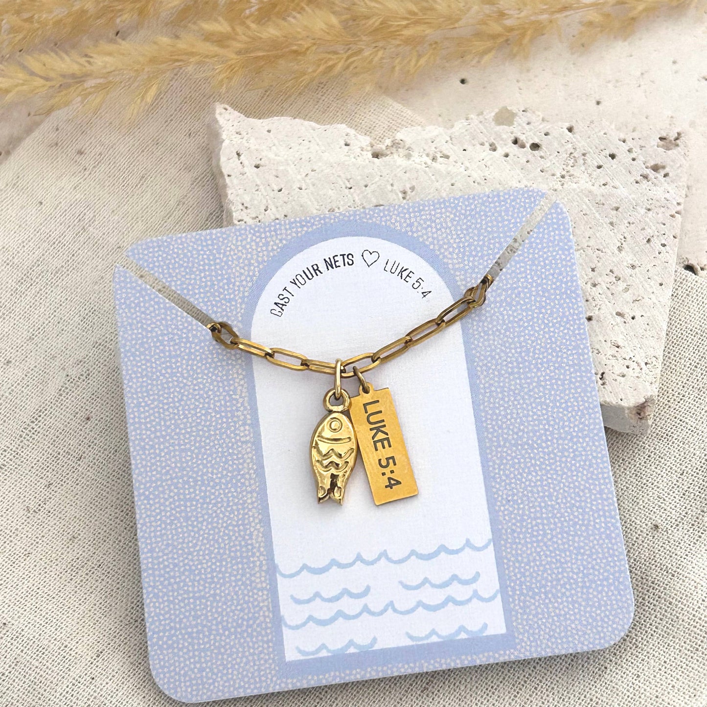 Luke 5:4 Necklace