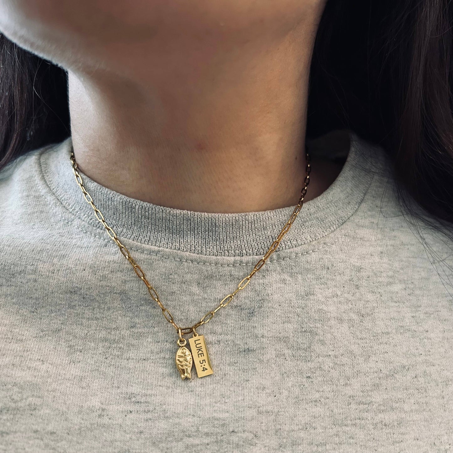 Luke 5:4 Necklace