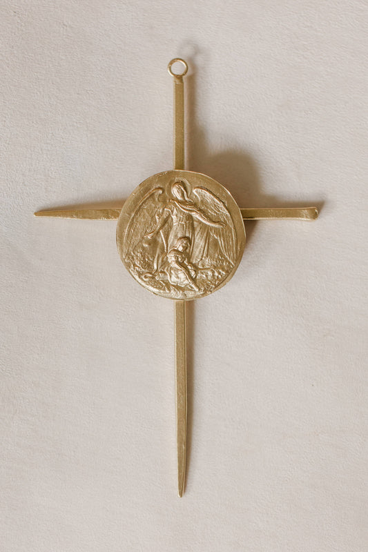 Guardian Angel Nail Cross  