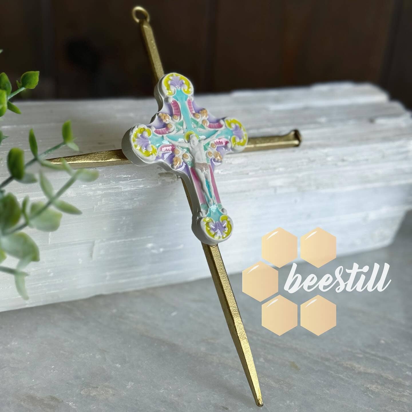 Resin Crucifix Nail Cross
