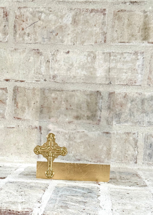 Vintage Crucifix Frame
