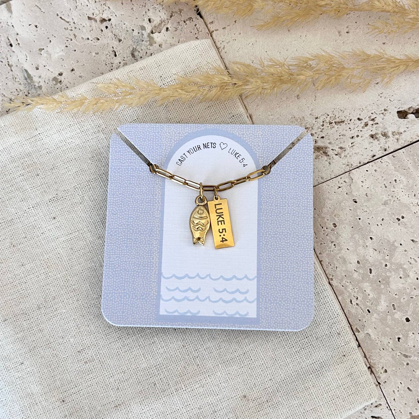 Luke 5:4 Necklace