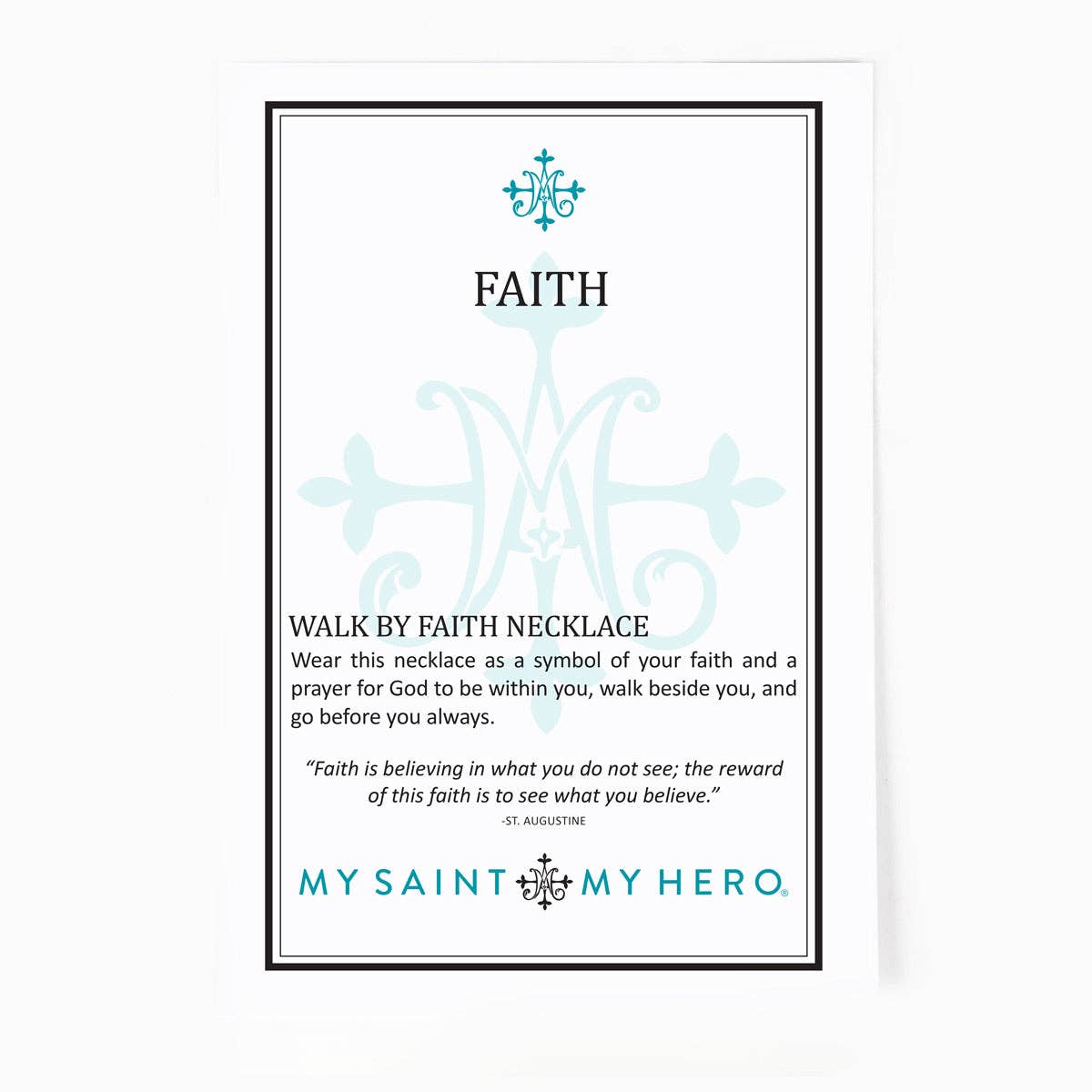 Walk by Faith Rosary Wrap Necklace