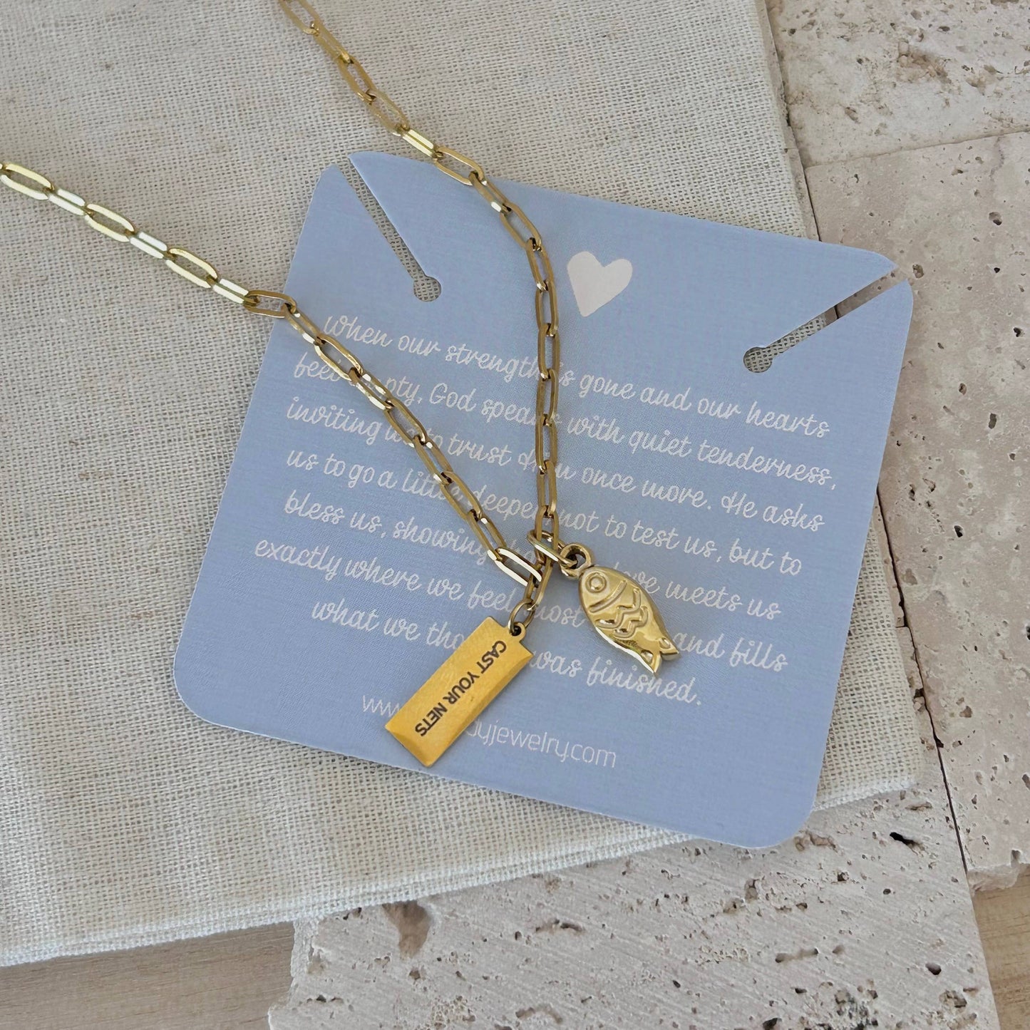Luke 5:4 Necklace