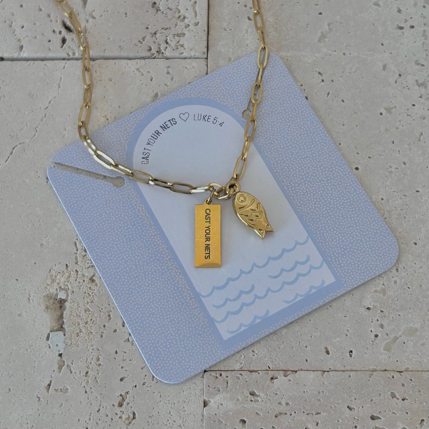 Luke 5:4 Necklace
