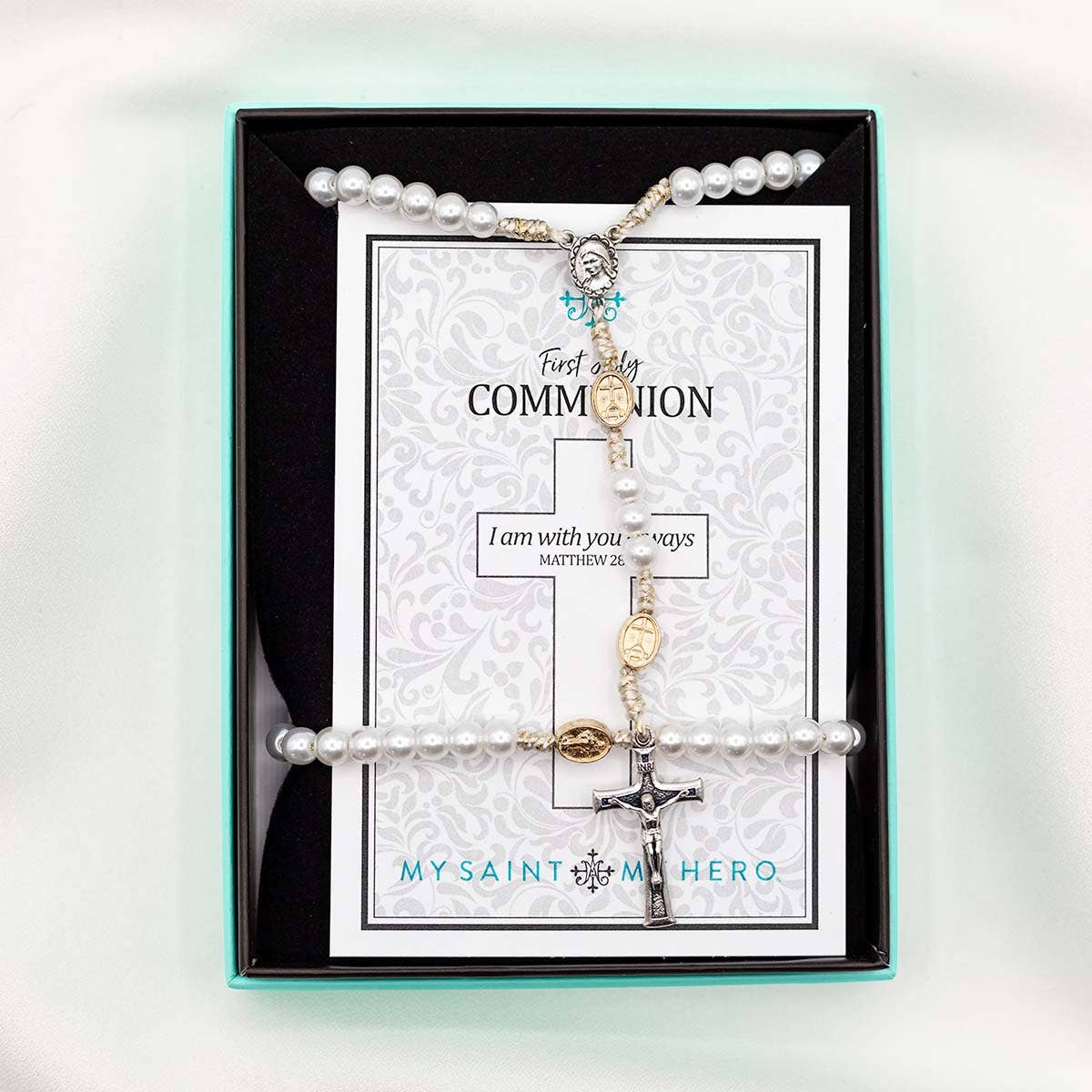 First Communion Set - Gold / White