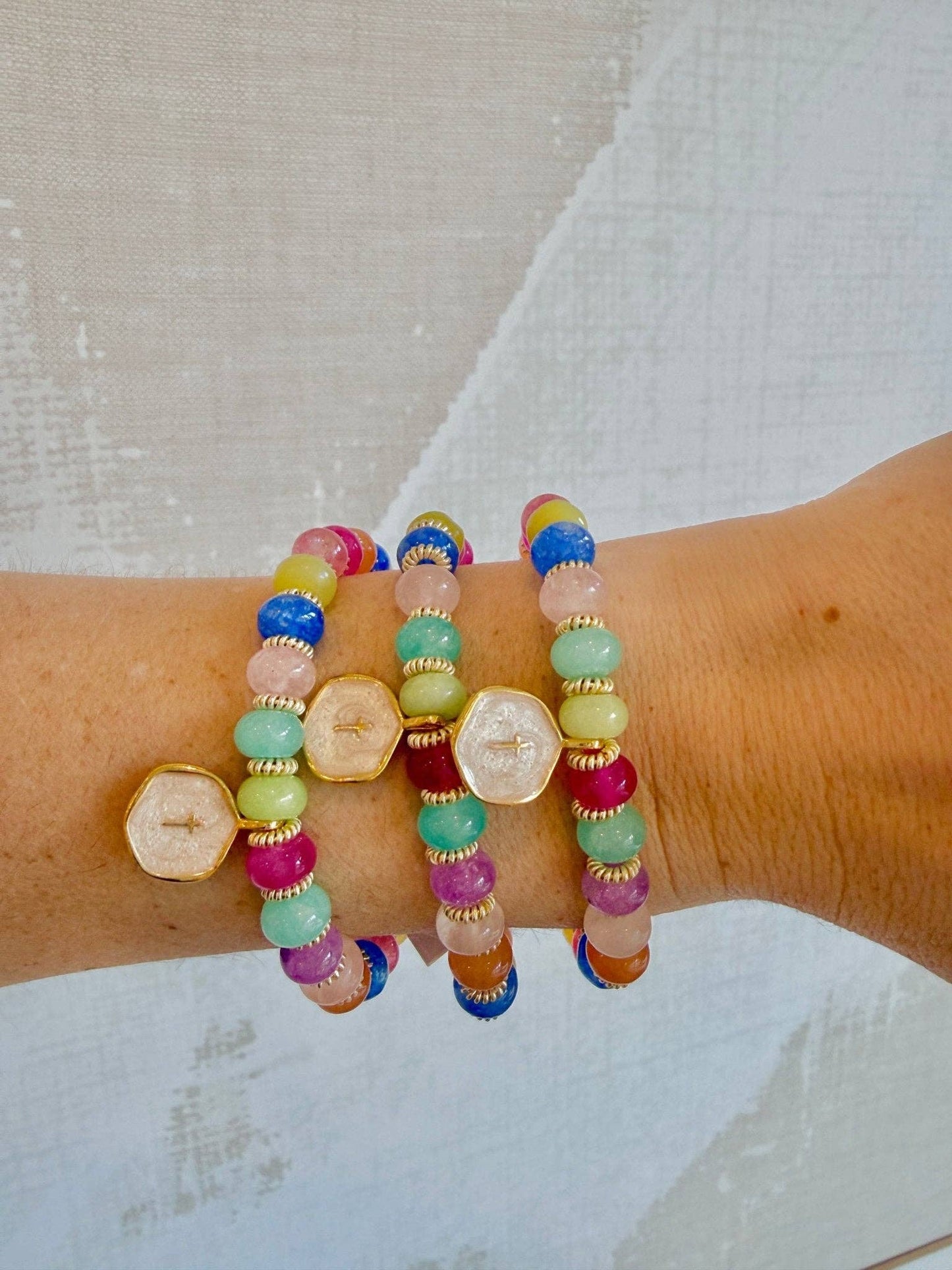 Happy Cross Bracelet