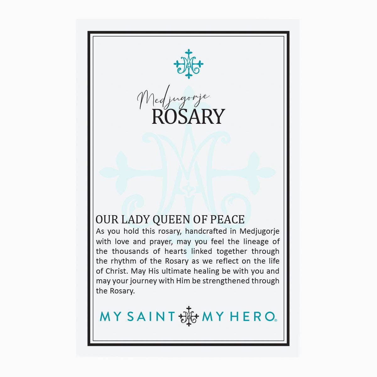 Olive Wood Medjugorje Rosary